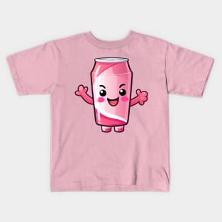 Soft drink cute T-Shirt cute giril Kids T-Shirt